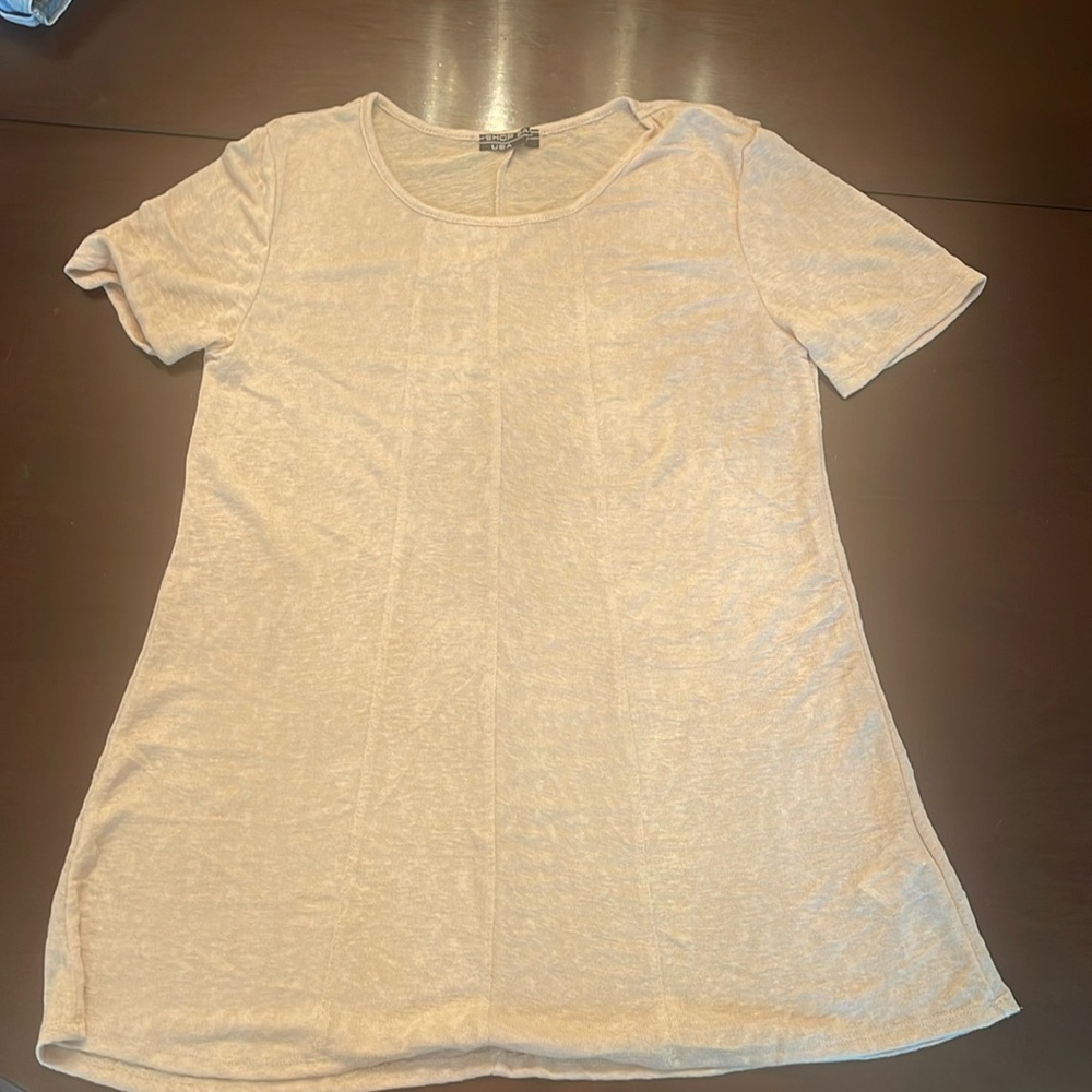 New shop basic USA size medium slub knit short sleeve lightweight top